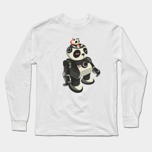 Mecha-Panda Long Sleeve T-Shirt